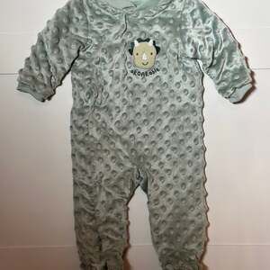Baby Gear Minky Popcorn Velour Footie Pajama Size 3-6M